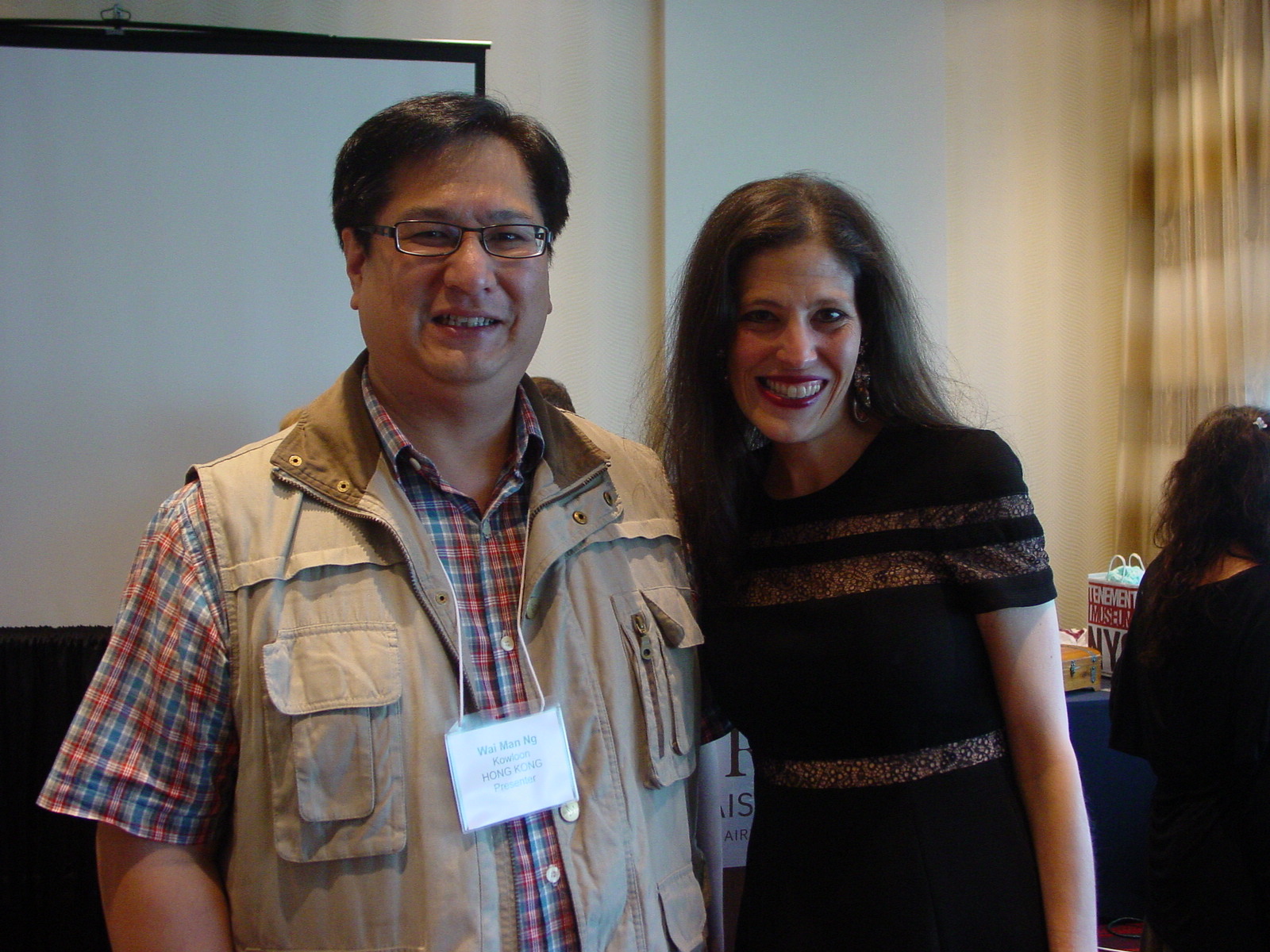 Mr. Ng and the Chairperson of WFMT Dr. Amy Clements-Cortes